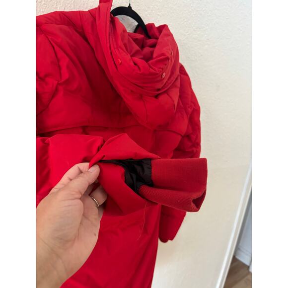 Orolay Women's Down Coat Winter Puffy Hooded Jacket Red NWOT Medium $160 - Picture 6 of 10